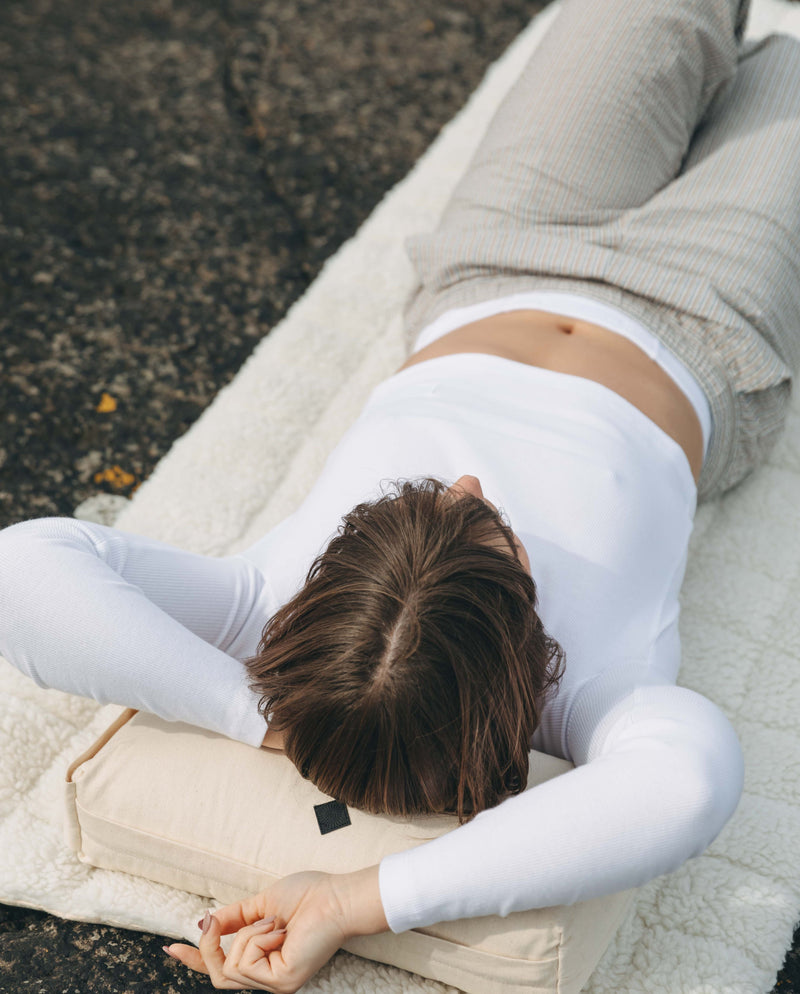 YIN YOGA mattress w/fur, grey