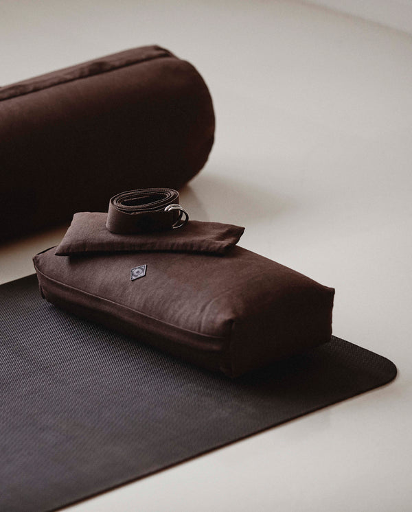 YOGA meditation bolster - brown