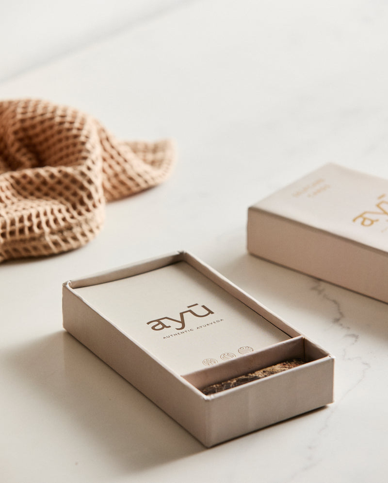 AYU BOX w. self care cards & marble card holder