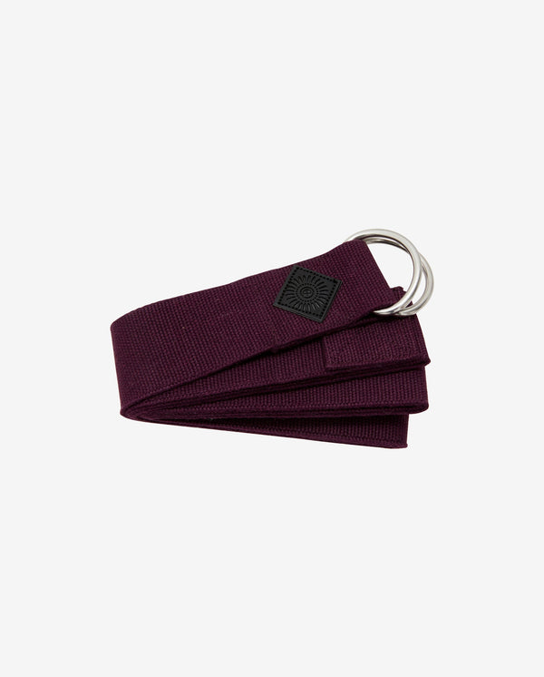 YOGA cotton belt, burgundy