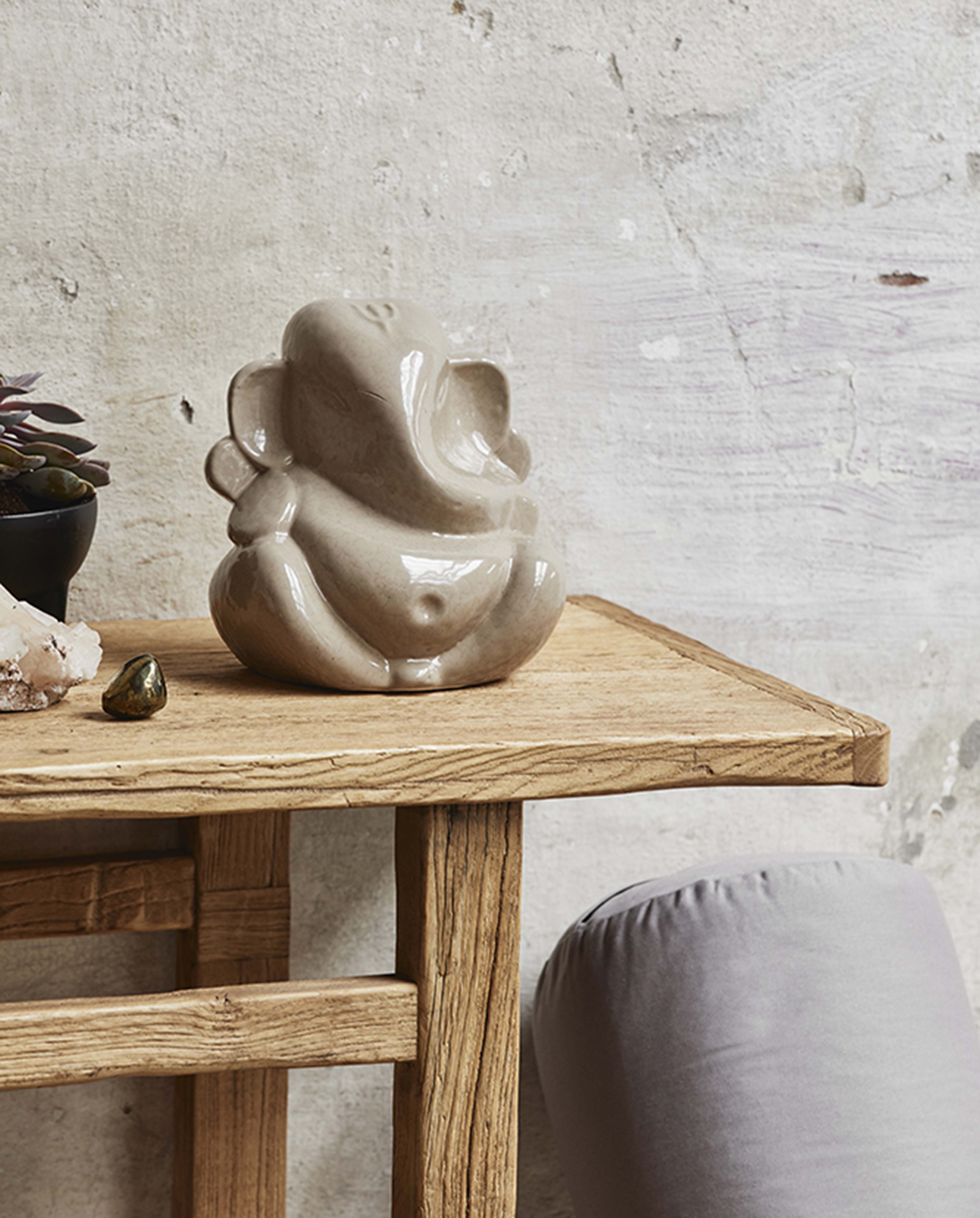 Ganesha Ceramic Figurine