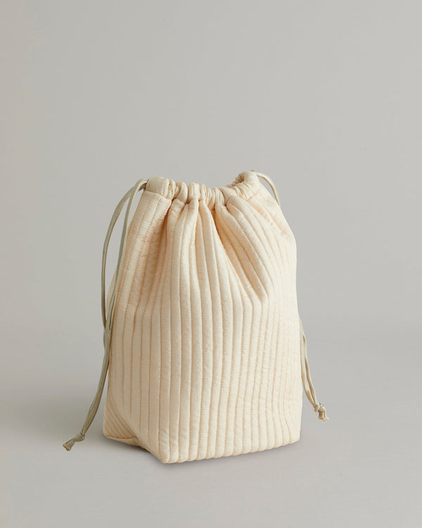 AYU silk bag, ivory