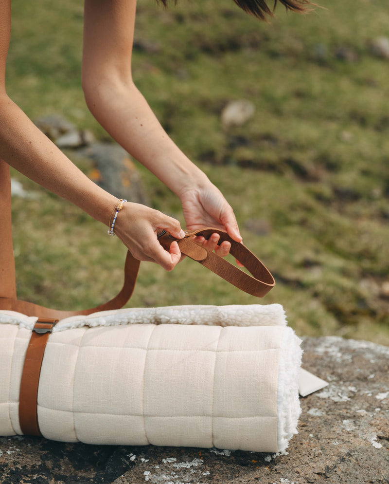 YOGA Mat Carrier – Premium Leather Strap with Buckle
