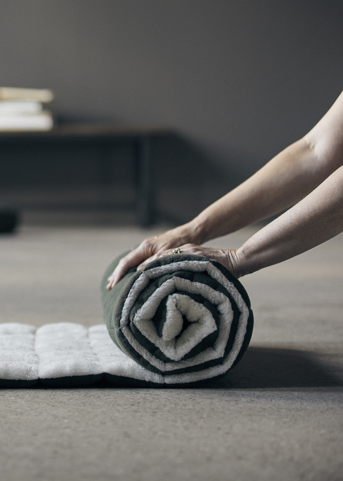 Yogamåtte - Mørkegrøn
https://dk.ayu.eu/collections/yin-yoga-matter-blod-komfort/products/yin-yoga-matte-med-laederrem-65x195-cm-morkegron