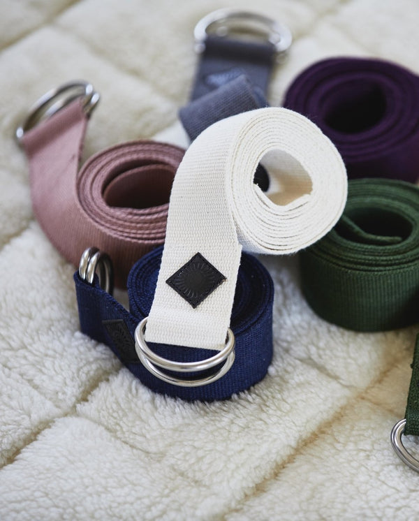 YOGA cotton belt, ivory